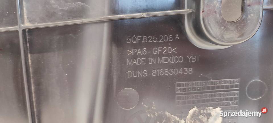 TIGUAN II ALLSPACE OSŁONA PODWOZIA PRAWA