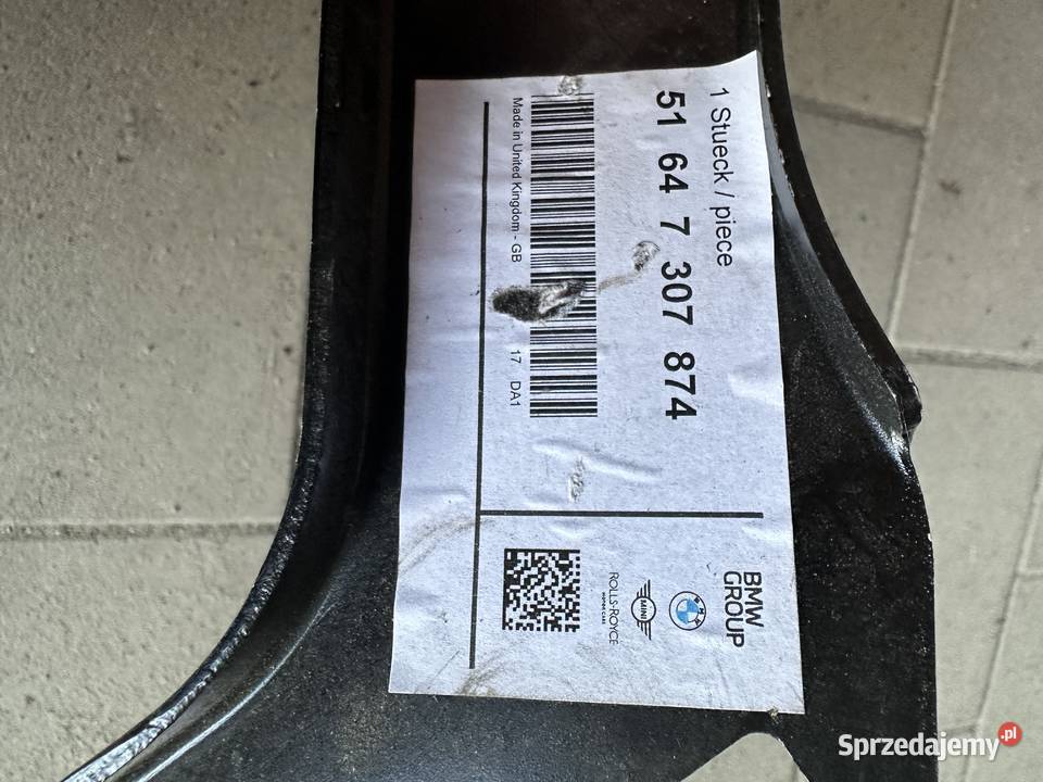 Okular lewy górny wspornik pas BMW X1 F48 X2 F39 Środa Śląska