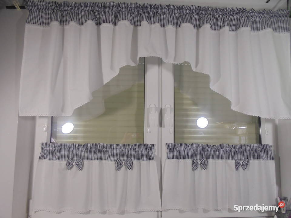 firanki zazdrostki lambrekiny szyte na dowolny przezroczysty Włocławek sprzedam