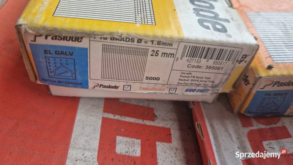Paslode sztyfty 16mm 25mm 5000 Pozostałe Namysłów