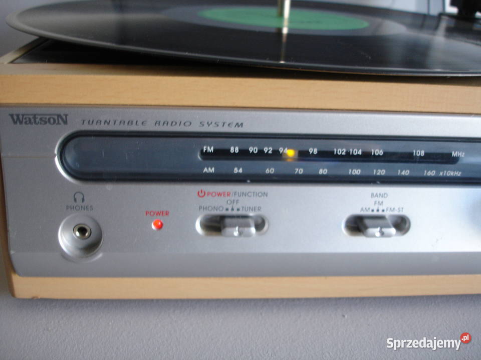 Gramofon z radiem WATSON PH7000 lubuskie Zielona Góra