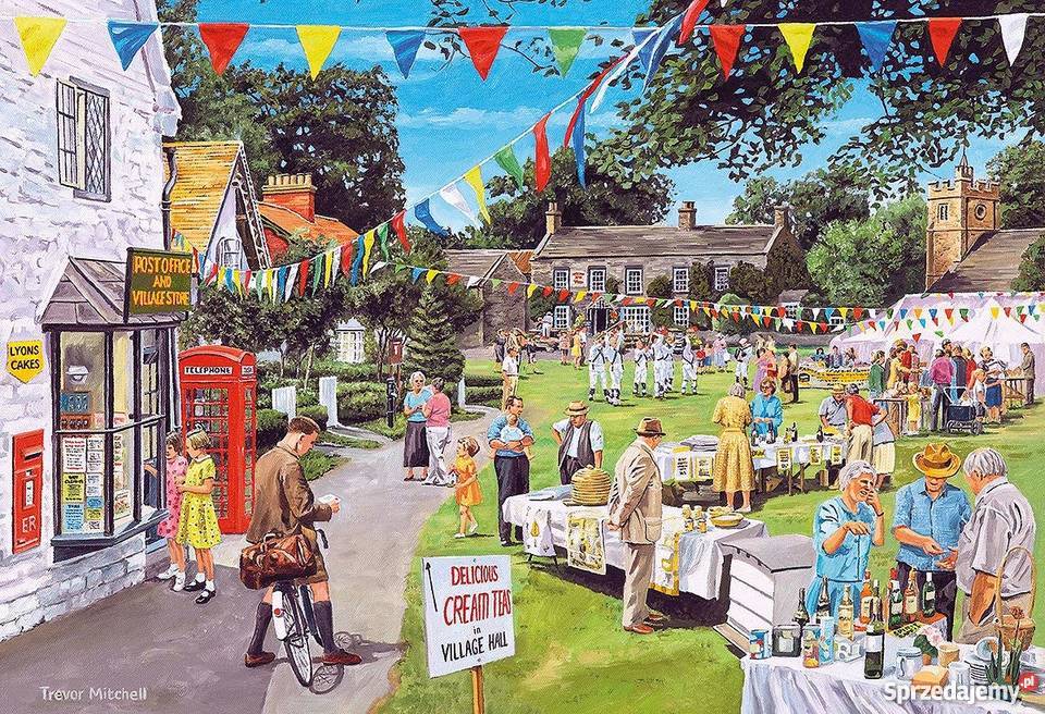 Puzzle Gibsons The Village Fete Wiejski Jarmark Zamość sprzedam
