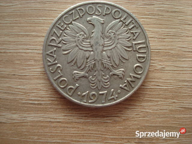 Moneta 5 Rybak z 1974 r Bądkowo