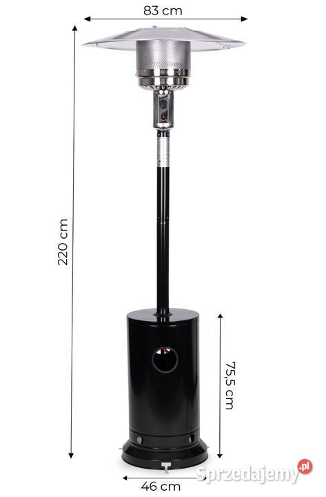 Ogrzewacz parasol gazowy grzejnik 13 kW szklany
