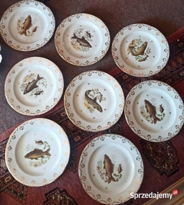 Talerz do ryb Limoges Francja Ze znamienitej pomorskie Gdańsk sprzedam