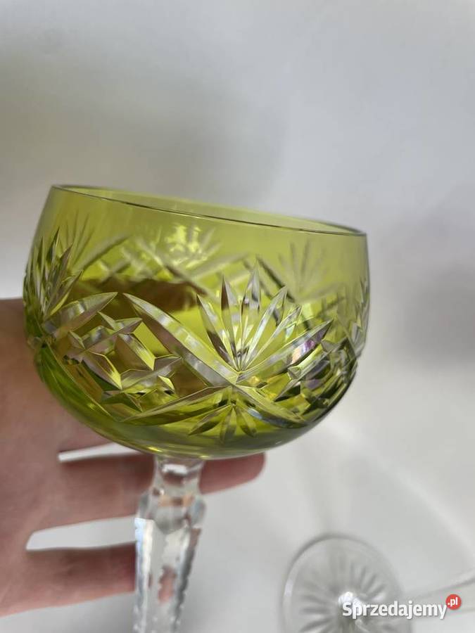 Kieliszki kryształowe Remery vintage Toruń
