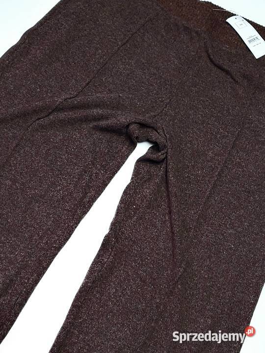 Nowe spodnie damskie dresowe sweterkowe LXL Rzyki