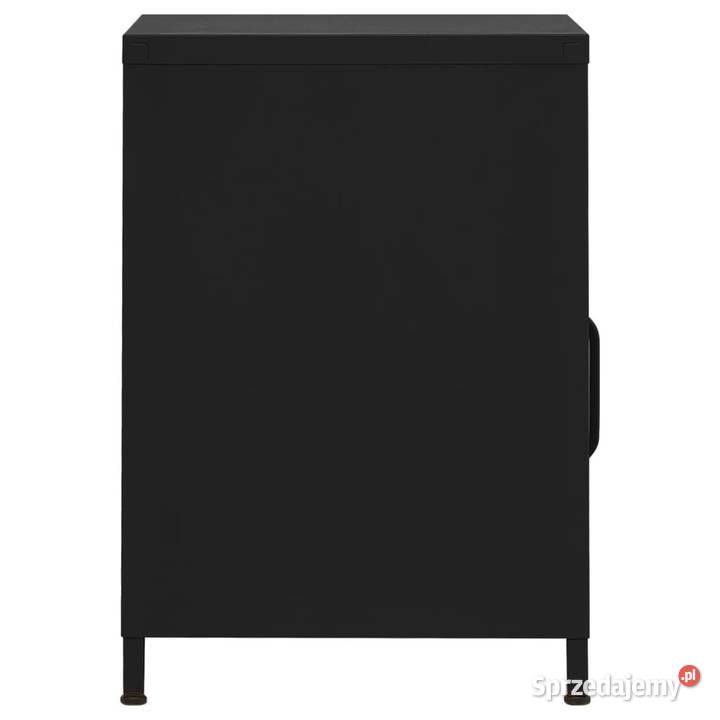 Szafka nocna czarna 35x35x51 stalowa WM336223 Warszawa