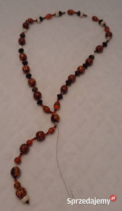 Łańcuszek koraliki muszelki różne mix 13mm 74 Czeladź sprzedam