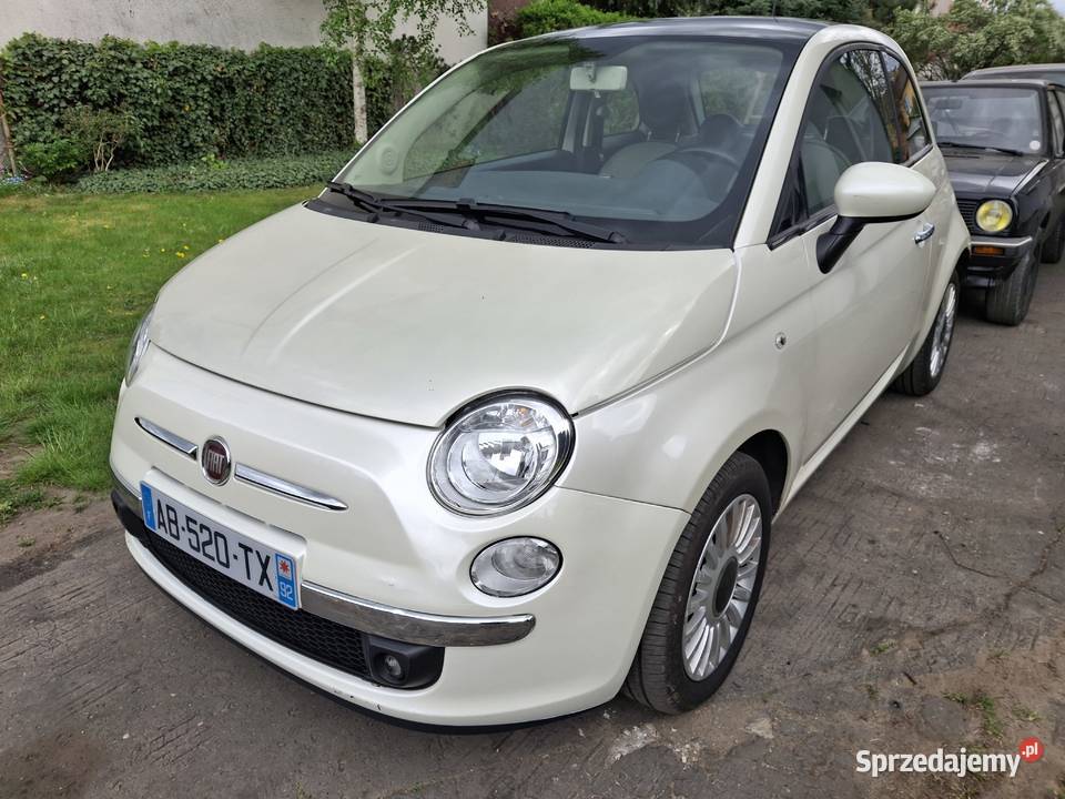 Fiat 500 2009r 14 benzyna klimatyzacja alufelgi benzyna 500 sprzedam