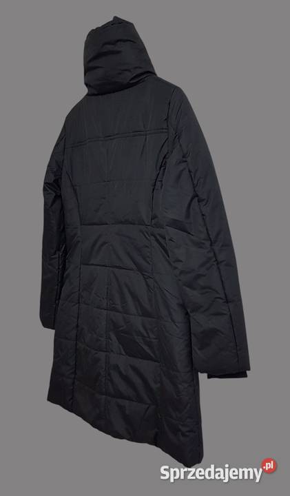 Damska kurtka zimowa puchowa pikowana czarna czarny Chrzanów sprzedam