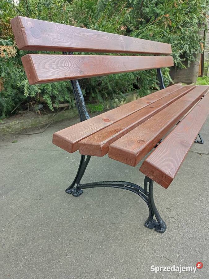 Ławka ogrodowa parkowa wzór królewski małopolskie Chrzanów