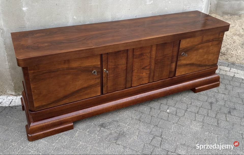 KomodaSzafka RTV Orzech 170 Art Deco Antyk