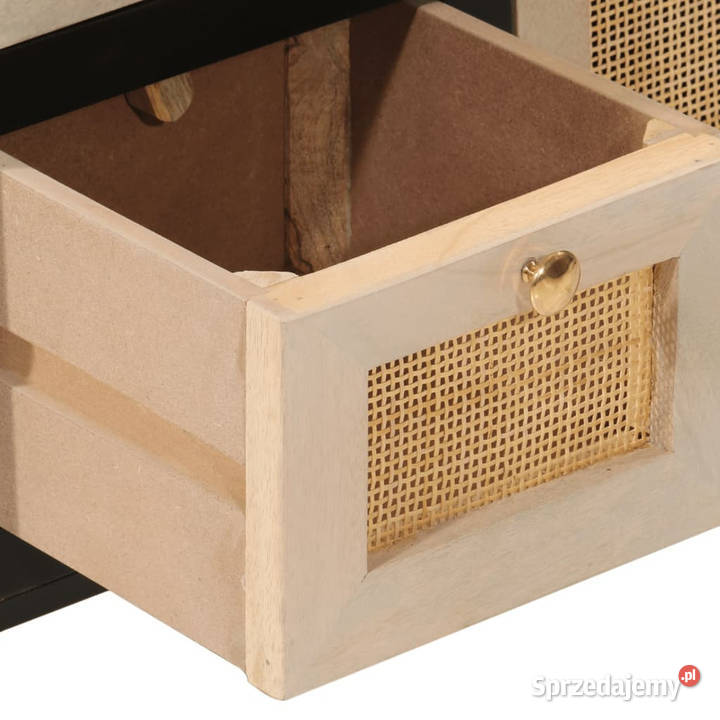 Szafka czarna 55x30x76 lite drewno mango i Warszawa sprzedam