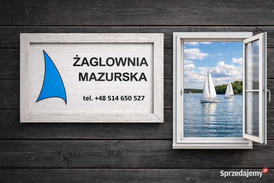Żagiel GROT do Sasanka 660 Żaglownia Mazurska Giżycko sprzedam