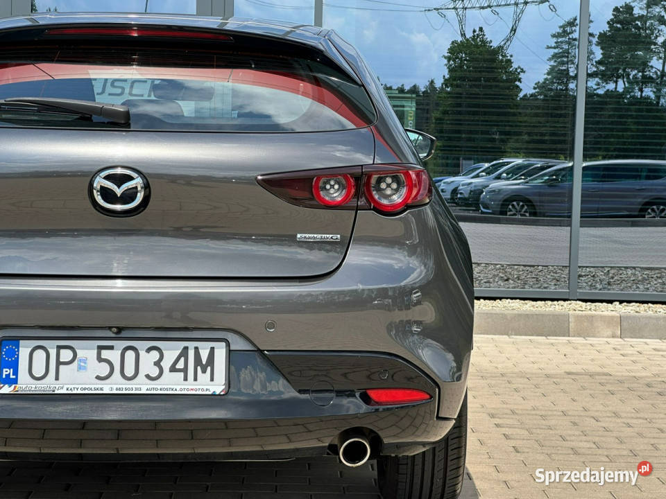 Mazda 3 Salon 8xAlu Kamera Navi LED HeadUp elektryczne lusterka Kąty Opolskie