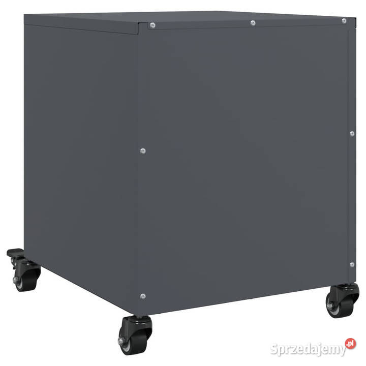Szafka nocna antracytowa 36x39x435 stal WM846630