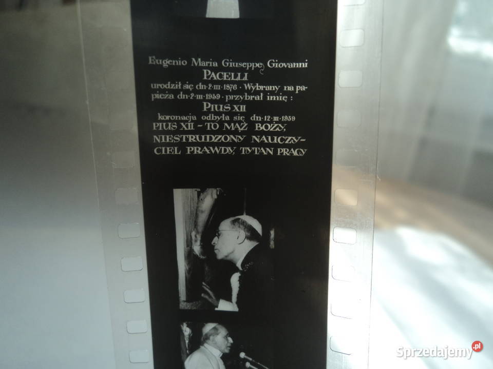 Pogrzeb papieża Piusa 12go oryginalme Nowy Sącz