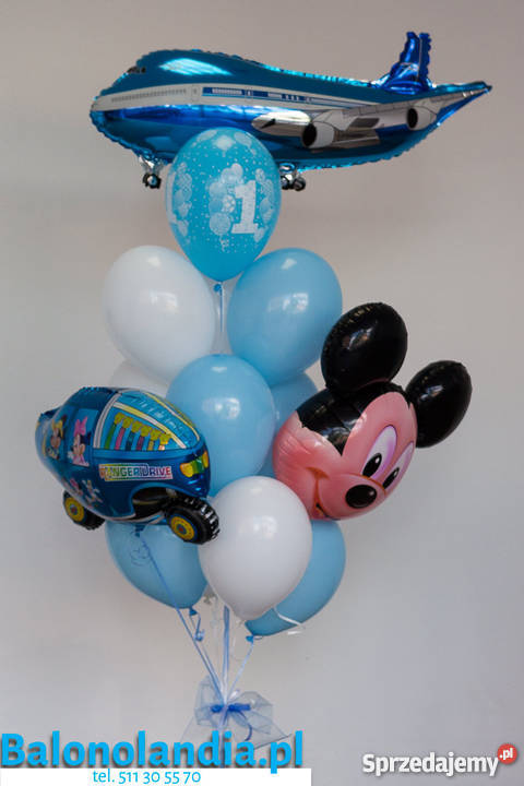 Balony na roczek balony z helem pierwsze urodzin Pozostałe Katowice