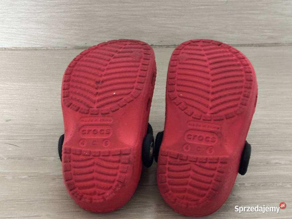 Clapki dziecięce Crocs Cars Lightning McQueen Klapki