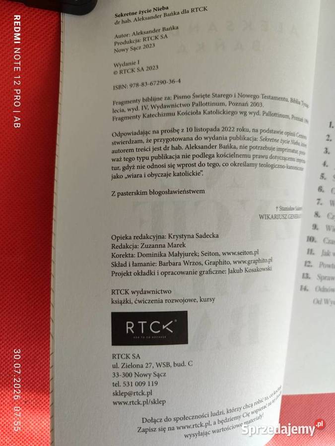 Sekretne życie Nieba Aleksander Bańka Katowice