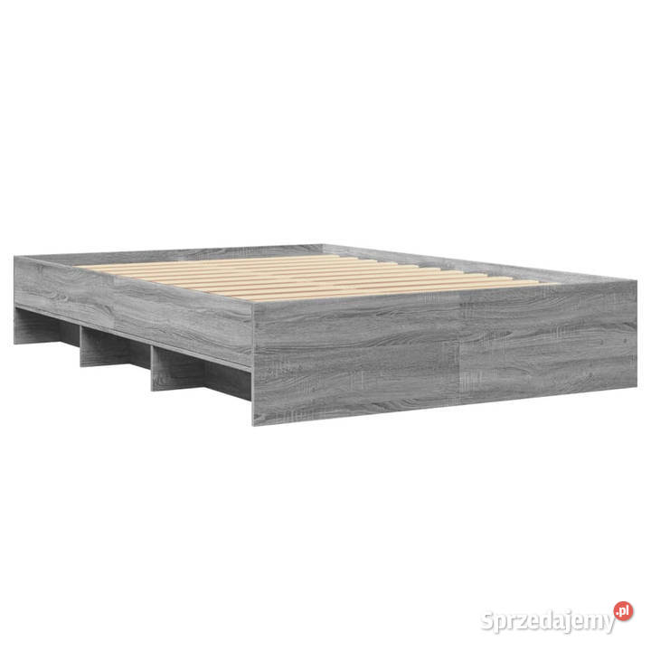 Rama łóżka szary dąb sonoma materiał 35cm mazowieckie Warszawa