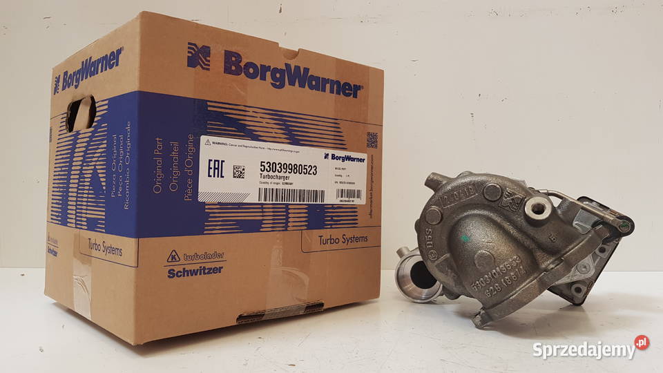 Nowa turbosprężarka BorgWarner KKK 53039980523 Siedlce