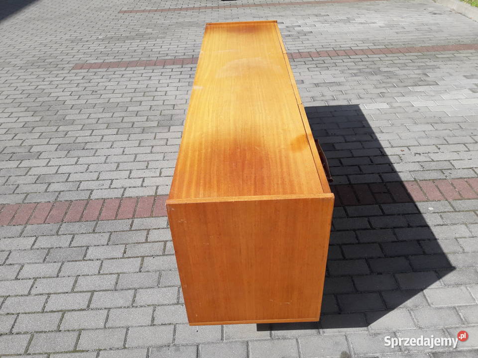 Komoda PRLsideboard MGrabiński komplet mała i Gdynia
