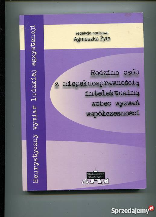 Rodzina osób z niepełnosprawnością intelektualną Rok wydania 2010