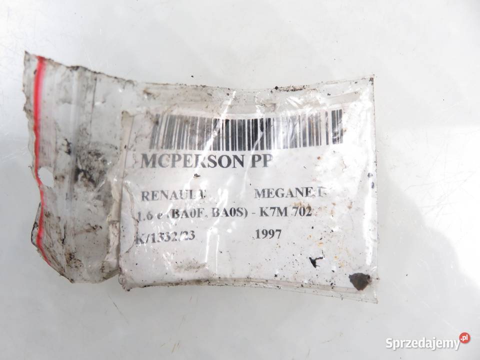 MCPERSON PRAWY PRZEDNI RENAULT MEGANE I 16 B