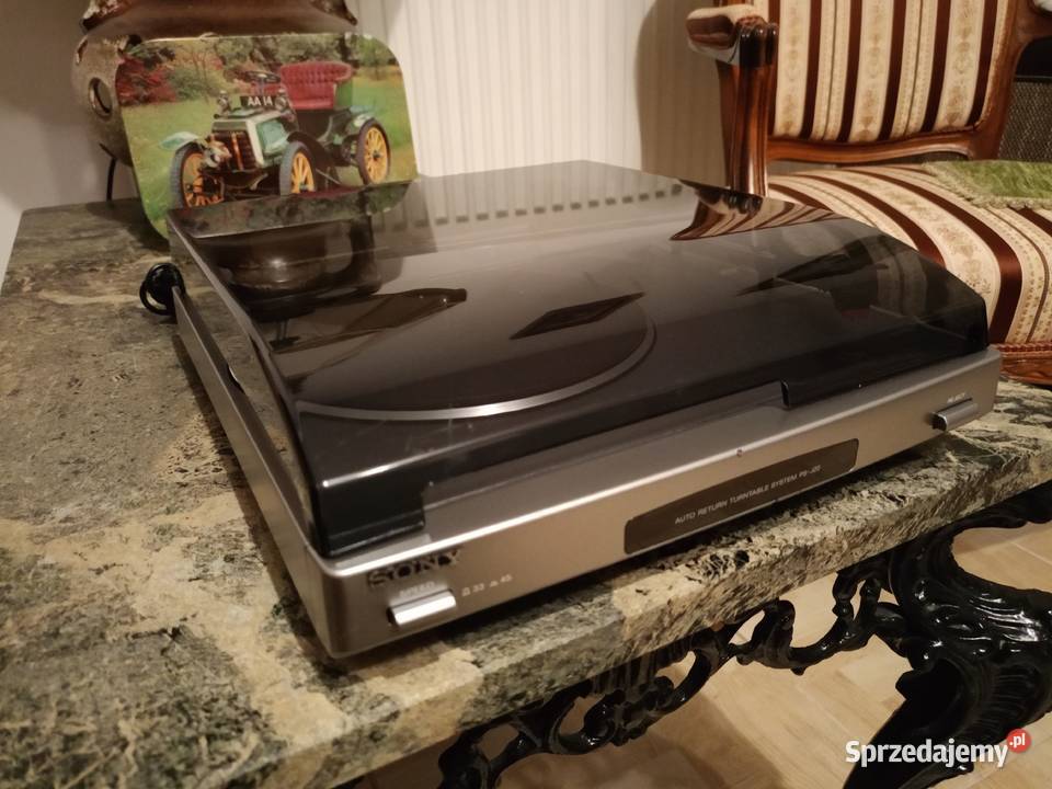 Gramofon SONY J20 z przedwzmacniaczem Drawski Młyn