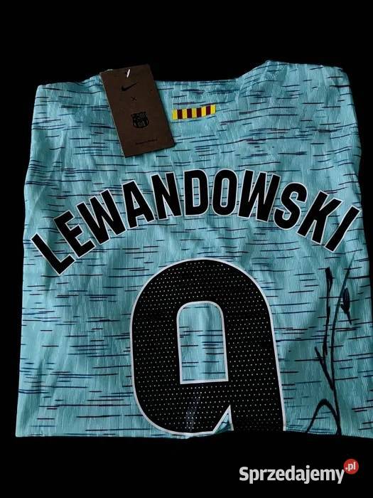 Super Koszulka NIKE FC Barcelona Lewandowski z Szczecin sprzedam