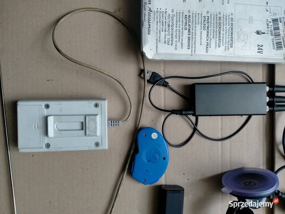 Duży zestaw różnych przedmiotów Elektronika