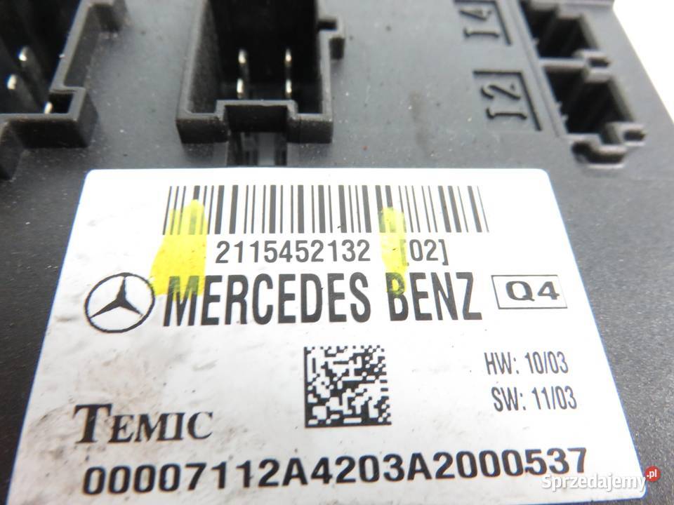 MODUŁ KOMFORTU MERCEDESBENZ E W211 2115452132 sprzedam