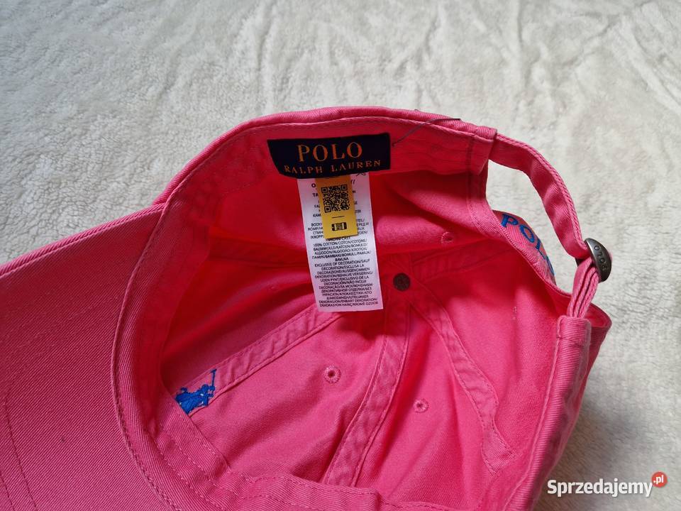 Nowa różowa damska czapka z daszkiem Ralph Bibice sprzedam