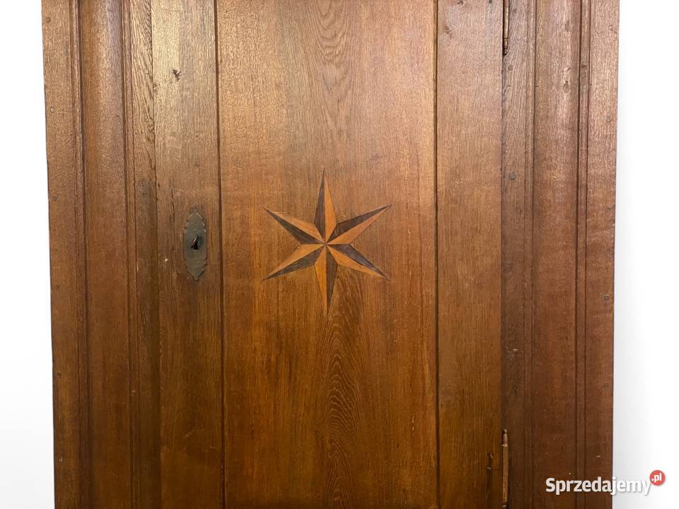 Stara dębowa szafa jednodrzwiowa lite drewno Szafy i garderoby zachodniopomorskie
