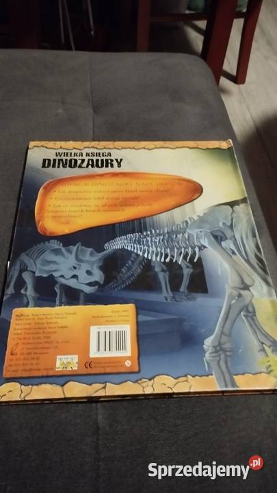 wielka księga dinozaury plakietki rozkladanki Książki i Podręczniki Poznań