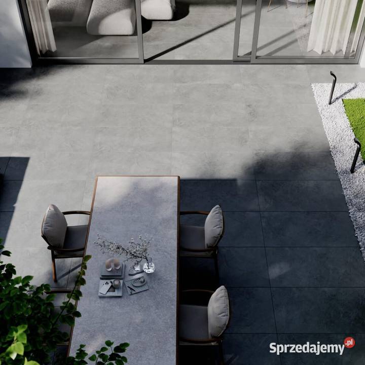 Gres 20mm Pizarra Grey matowy 120x60x2 pomorskie Gdynia