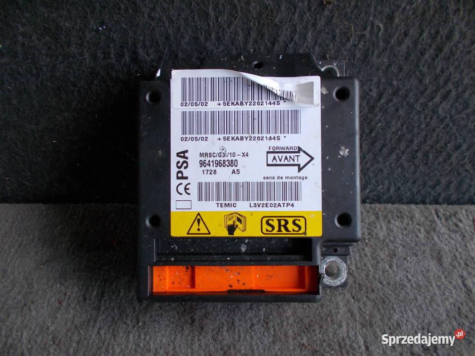 citroen c5 30 v6 02r komputer moduł SRS poduszek osobowe Zamość