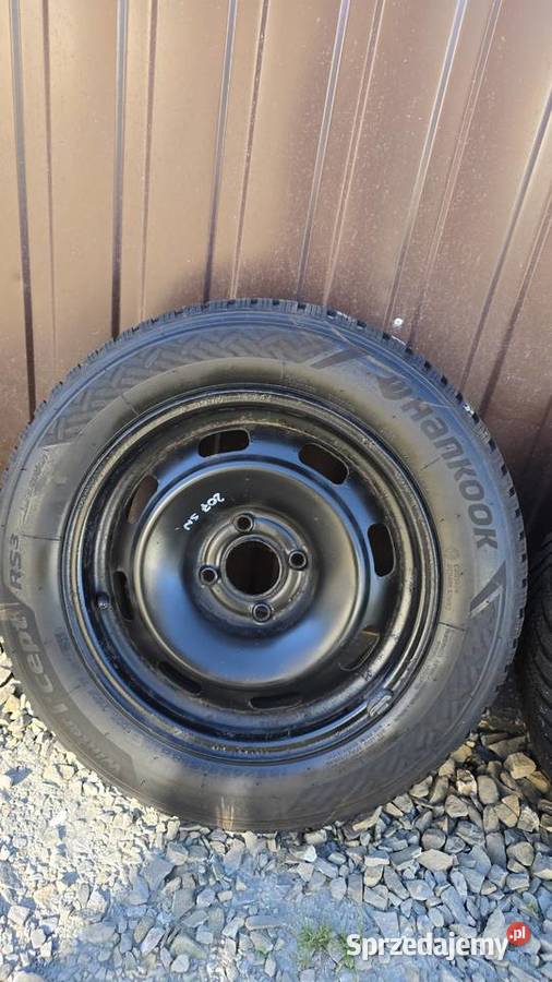 Opony zimowe na felgach 2 Hankook i 2 Firestone podkarpackie Jasło