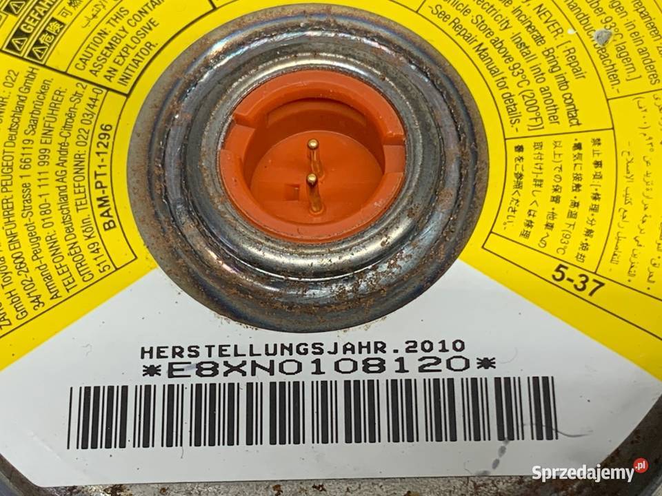 PODUSZKA POWIETRZNA KIEROWCY CITROEN C1 0514 osobowe podkarpackie