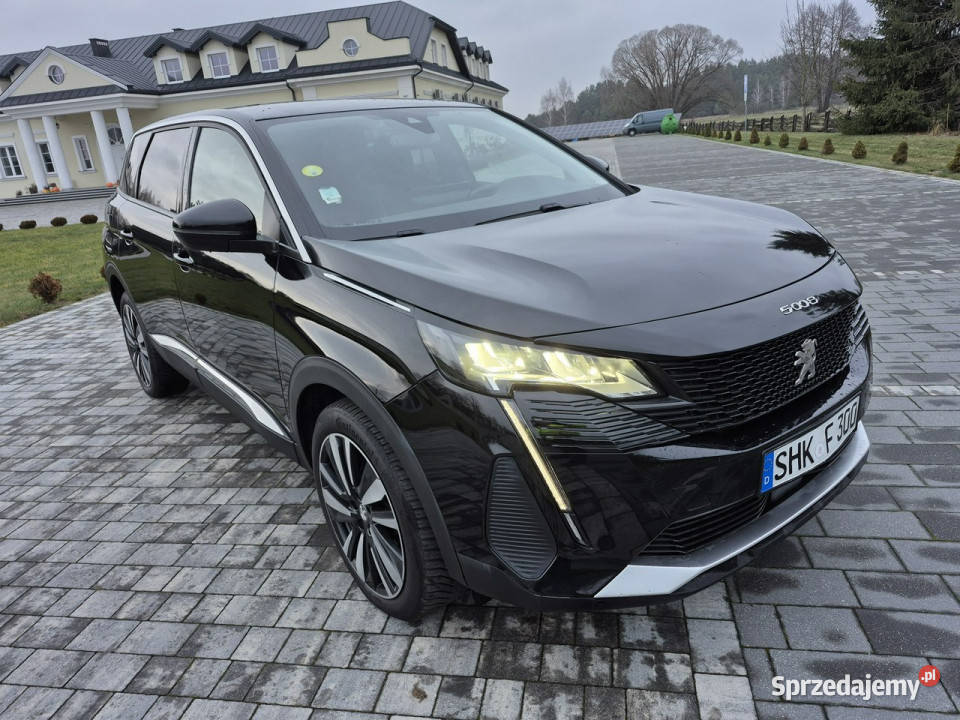 Peugeot 5008 kamera lift navi led 7 osobowy 80 czarny Drelów sprzedam