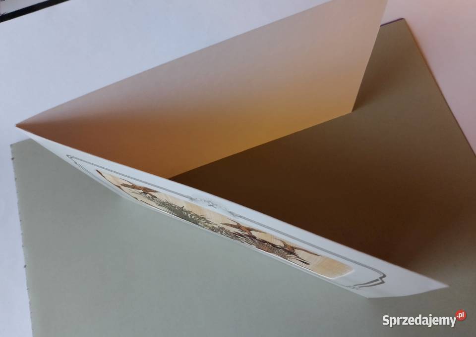 KARTKA malowana na papirusie składana PAPIRUS z