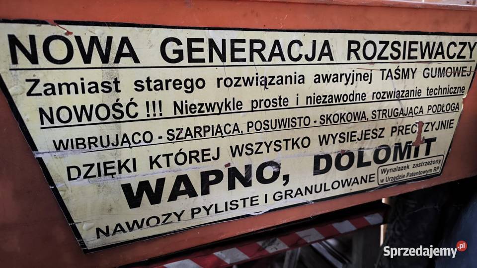 Rozsiewacz do nawozów solarka posypywarka do Książ Wielki