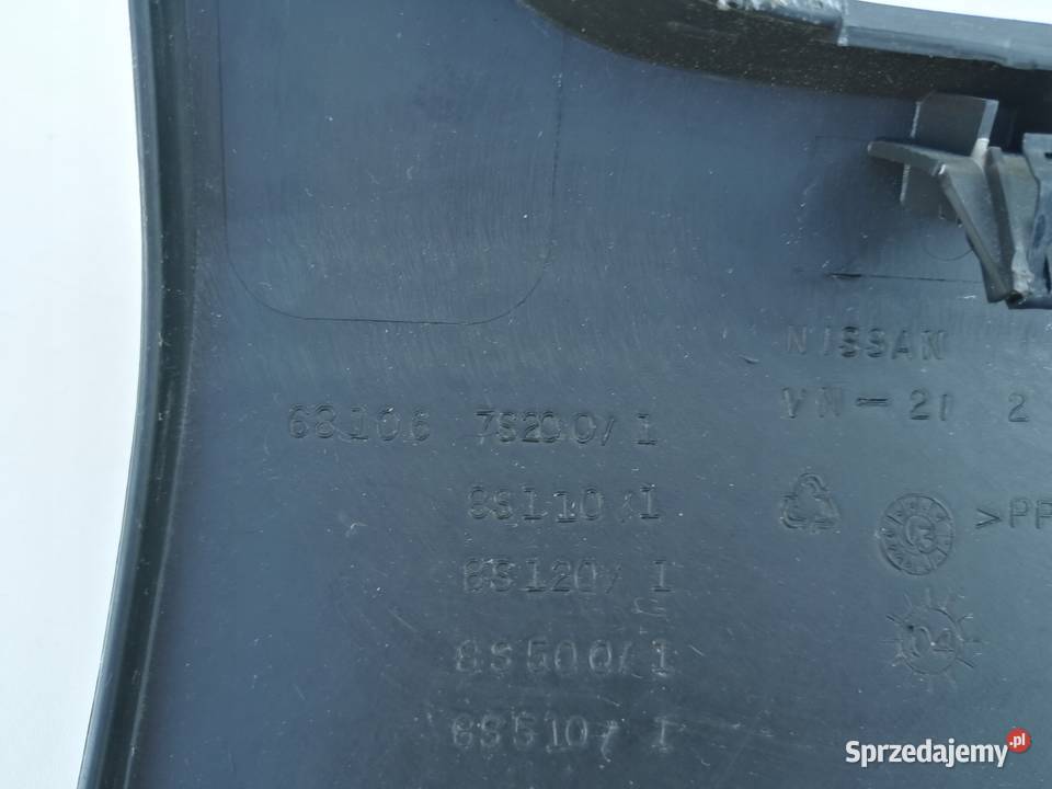 DOLNA NAKŁADKA OSŁONA POD KIEROWNICE NISSAN Nowy Tomyśl