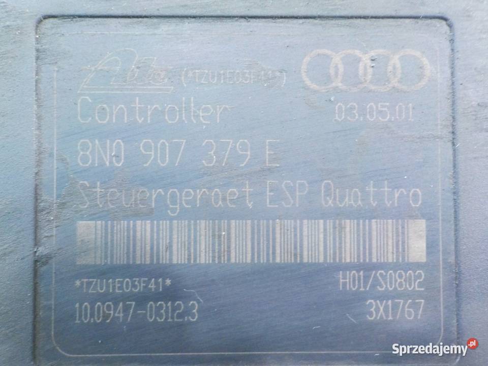 AUDI TT 8N 18T 01r 2D COUPE pompa ABS 8N0907379E Pompy hamulcowe sprzedam