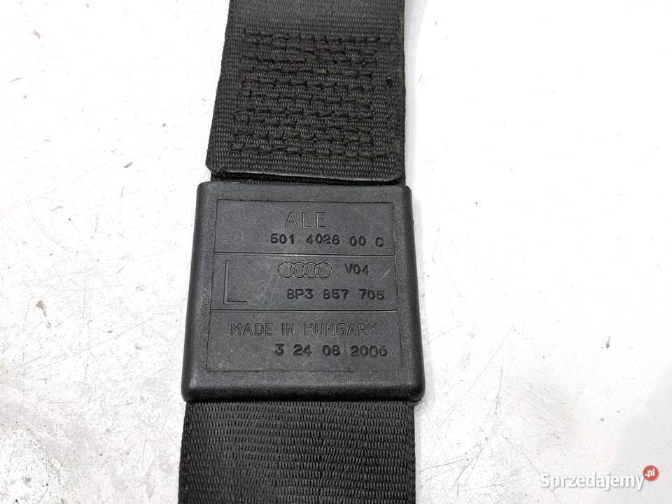 PAS BEZPIECZEŃSTWA LEWY PRZÓD AUDI A3 8P osobowe