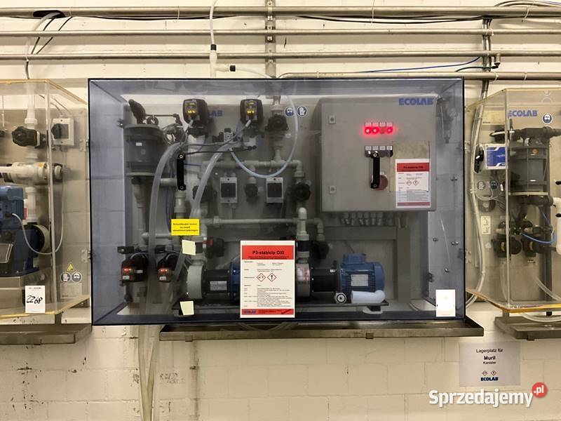System dozowania H2O2 Boostera Ecolab pompki Sława
