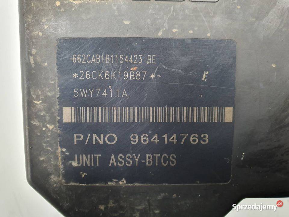 POMPA ABS HAMULCOWA CHEVROLET EPICA 96414763 kujawsko-pomorskie Lipno