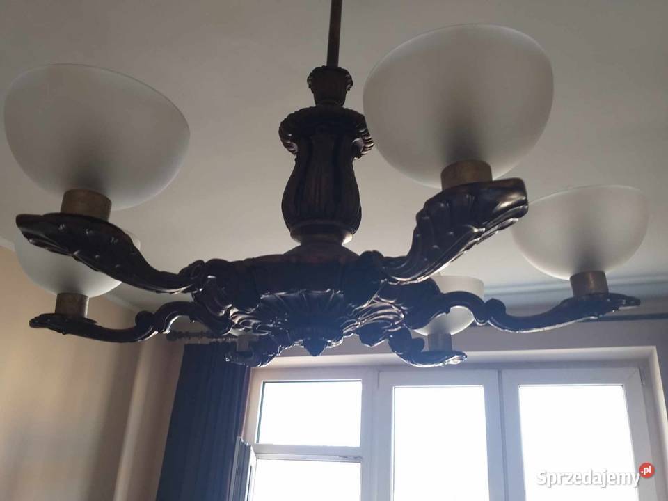 Żyrandol z brązu Warszawa